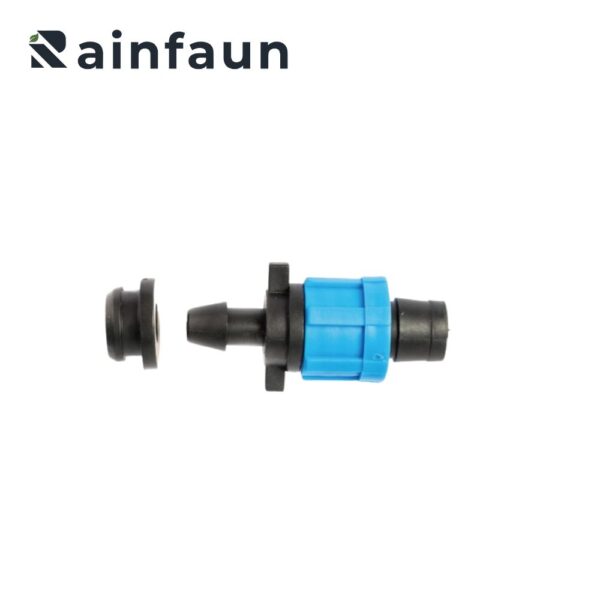Contage de contournement de ruban d'irrigation avec une bague en caoutchouc