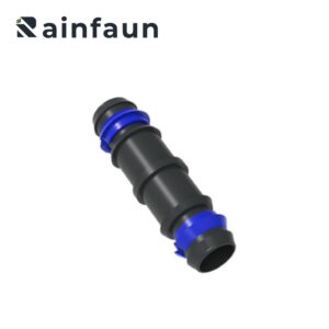 Irrigação PE tubo farpado acoplamento com anel de borracha