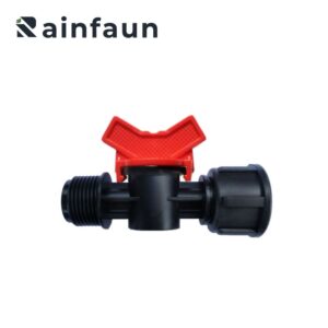 Mini válvula de irrigação por gotejamento feminino para feminino para tubo de PE