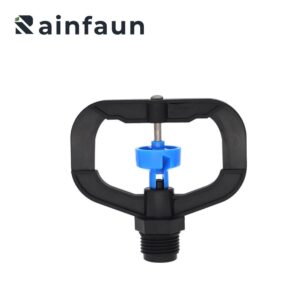 360°塑料黑色中距离旋转蝴蝶洒水器 (1)