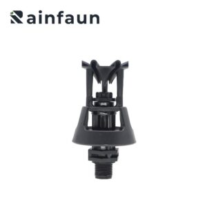 360° Plastic Black Spray Head Wobbler Sprinkler (1)