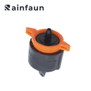 Black Orange Pressure Compensating Dripper