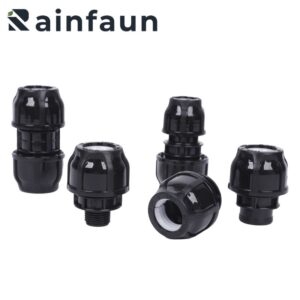 Black PP Compression Fitting Coupling (6)