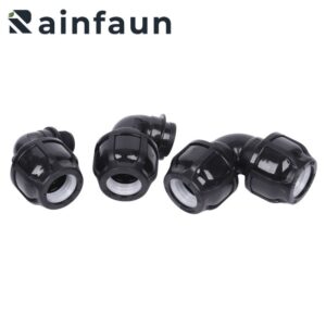 Black PP Compression Fitting Elbow (4)