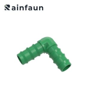 Green Drip Irrigation Mini Barbed Equal Elbow for PE Pipe