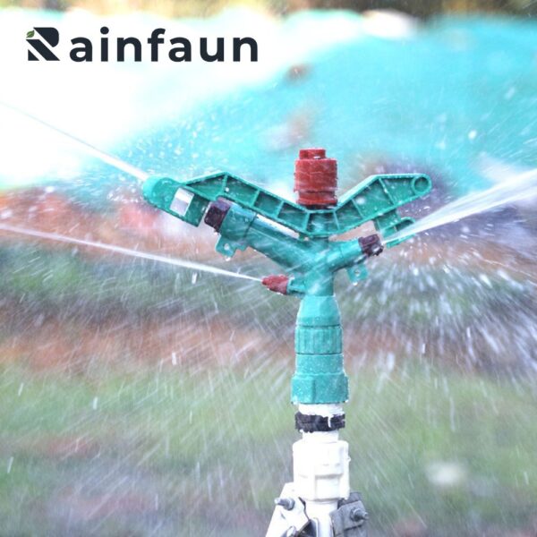 Green Plastic Rocker Impact Sprinkler (2)