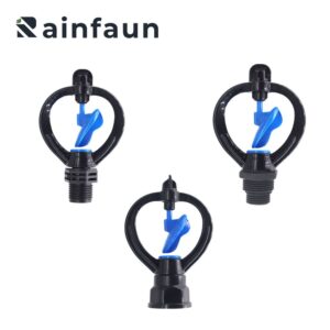 Plastic Black Irrigation Rotating Butterfly Sprinkler (4)