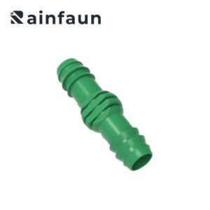 ⌀1616 Green Drip Irrigation Mini Barbed Coupling for PE Pipe