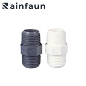 PVC BSP Double Male Thread Coupling