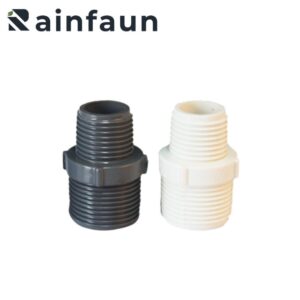 PVC BSP Double Male Thread Reducer Coupling
