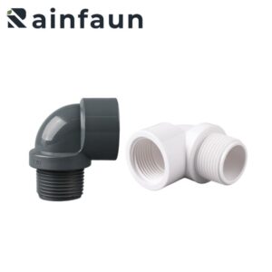 PVC BSP Male Female Thread 90° Elbow