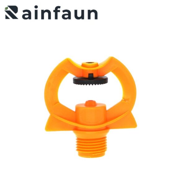 12 Sprinkler farfalla di rifrazione arancione in plastica