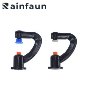 100 Pz Spruzzatori Micro-irrigazione A Goccia 180° – Per Giardino E Idroponica (1/4")