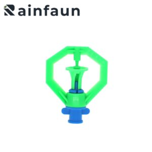 POM Пластиковый зеленый цвет вверх дном. Атомизация вращающаяся бабочка разбрызгивает спринклер