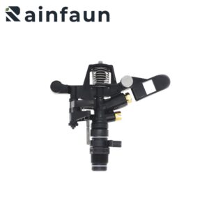 塑料 360 度可控角度旋转双喷嘴摇杆冲击洒水器