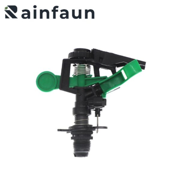 Plastic Black Body Green Remote Arm Impact Sprinkler