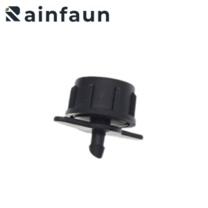 PP Plastic Four Outlet Black Dripper