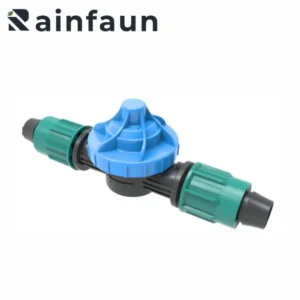 Irrigation Double Lock PE Pipe Anti Drip Mini Valve